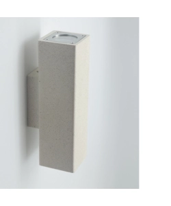 APPLIQUE "OAKLAND" IN CEMENTO BIANCO, 10X25X7,5 CM